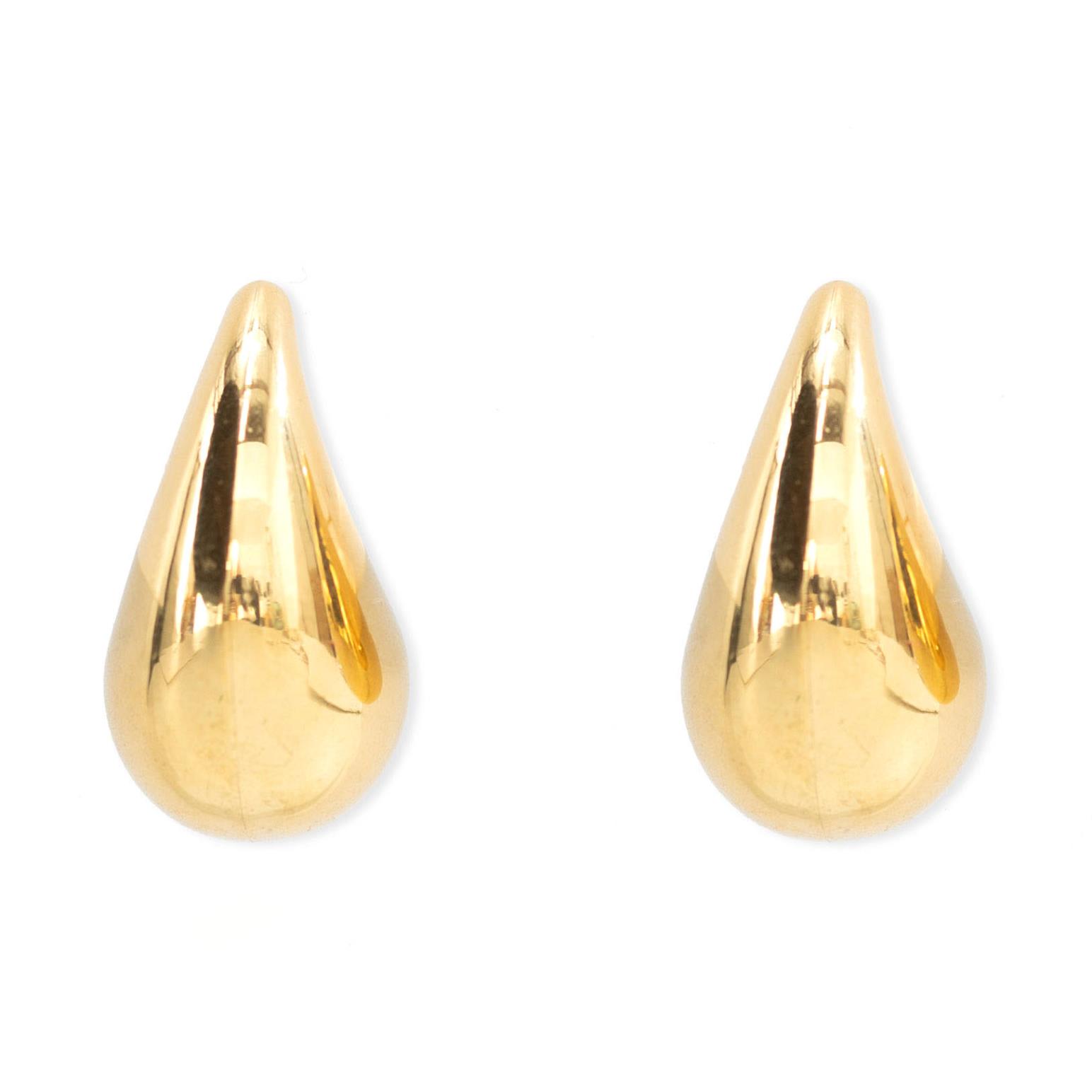 Stella + Gemma Earring Gold Tear Drop