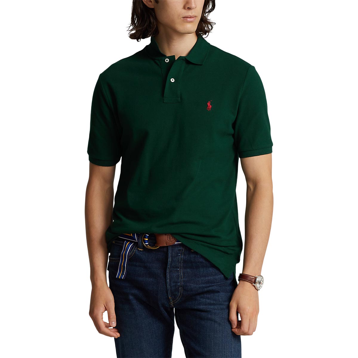 Polo Ralph Lauren Slim Fit Mesh Polo Shirt