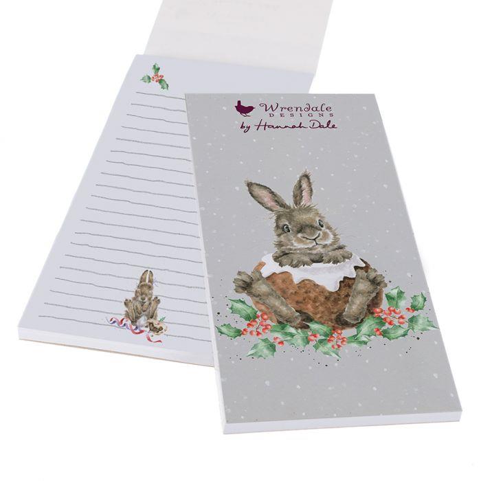 Wrendale Christmas Shopping Pad: Rabbit