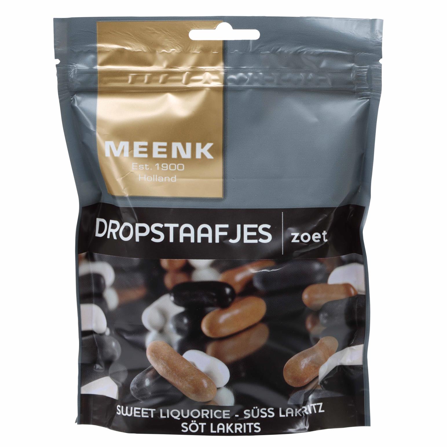 Meenk Sweet Licorice Staples Bag 225g