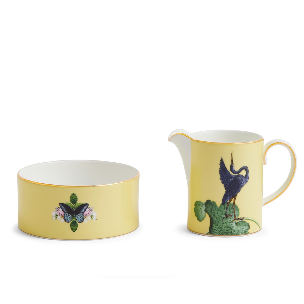 Wedgwood Wonderlust Waterlily Sugar & Creamer