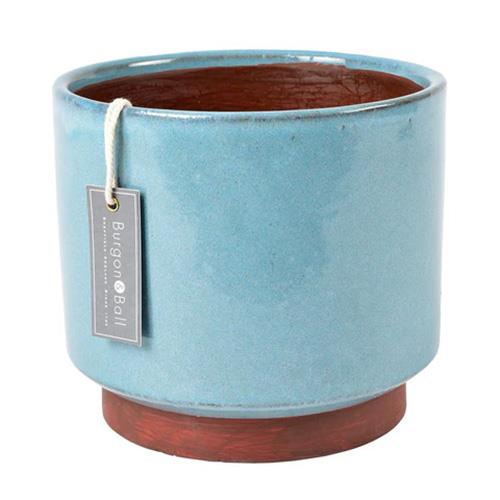 Burgon & Ball Malibu Blue Glazed Pot Extra Large