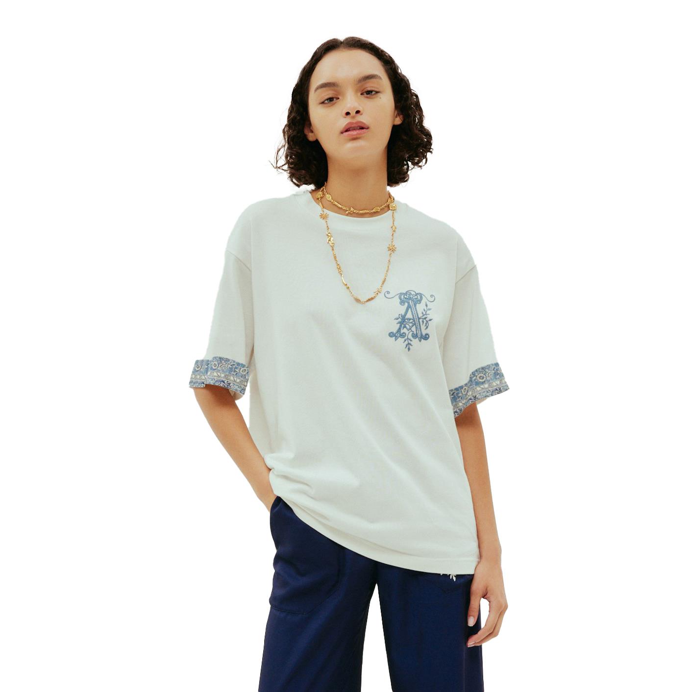 ALÉMAIS Casa Embroidered Tee