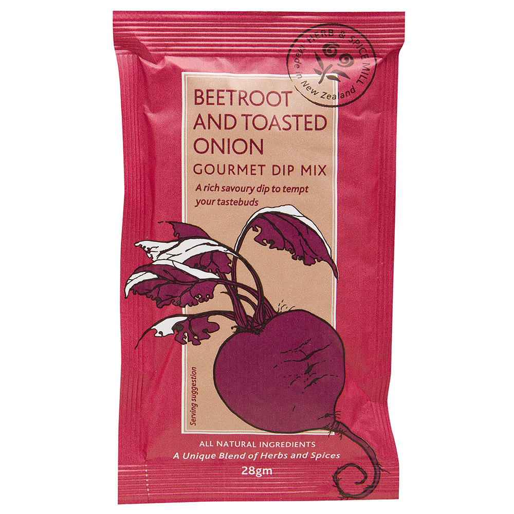 Herb & Spice Mill Beetroot & Toasted Onion Dip 28g