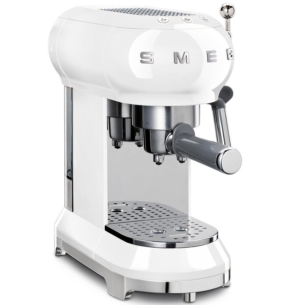 Smeg Espresso Manual Coffee Machine - White