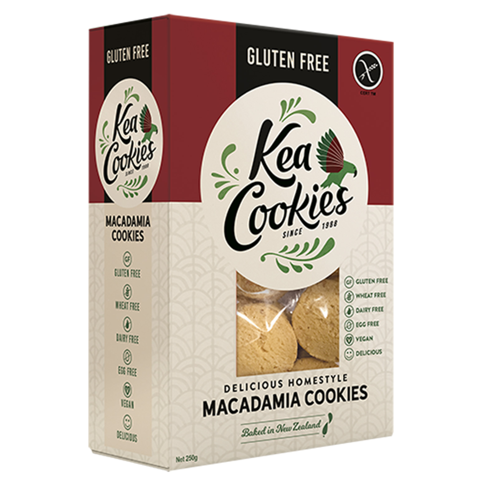 Kea Cookies GF Homestyle Macadamia 250g