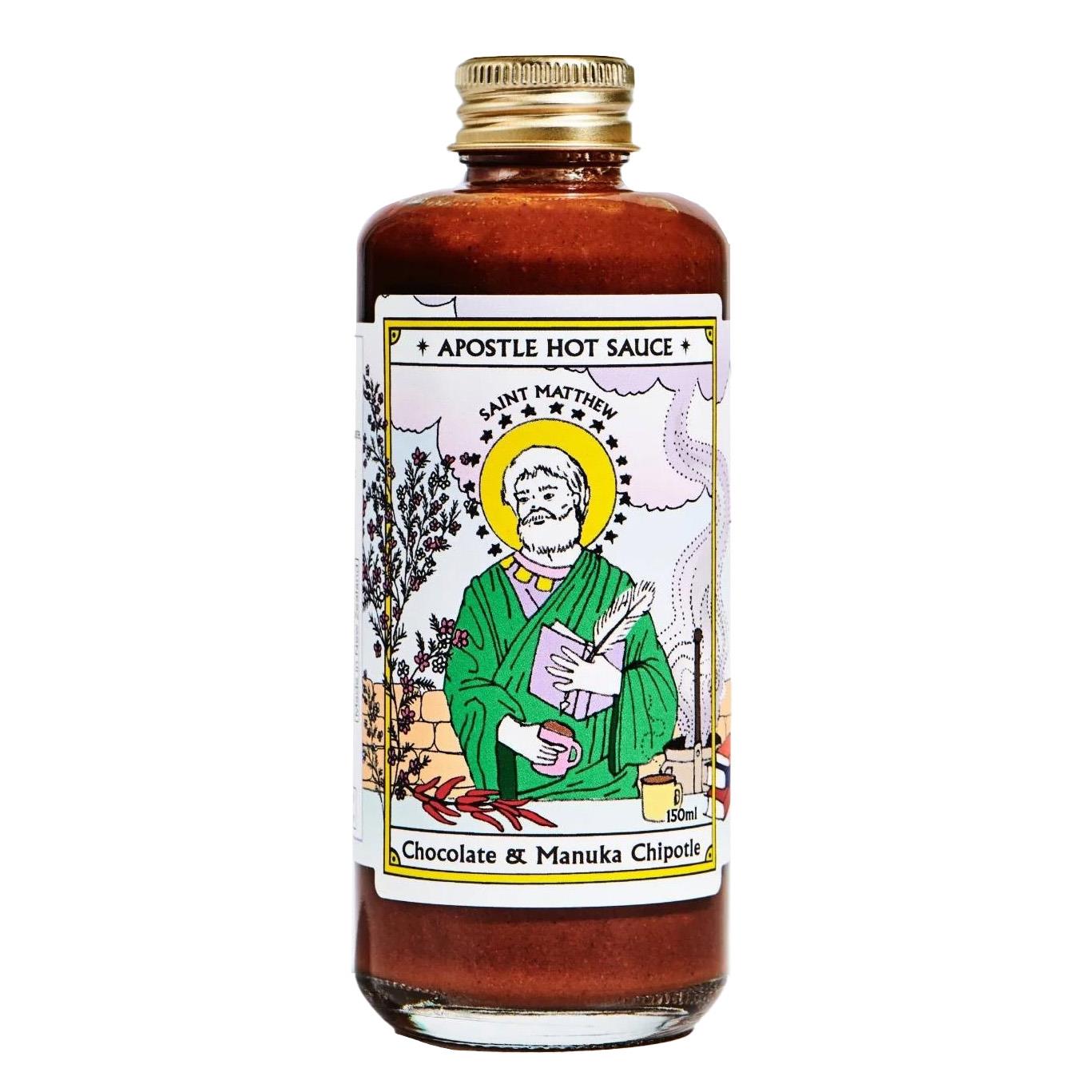 Apostle Saint Matthew - Chocolate & Manuka Chipotle Hot Sauce 150ml