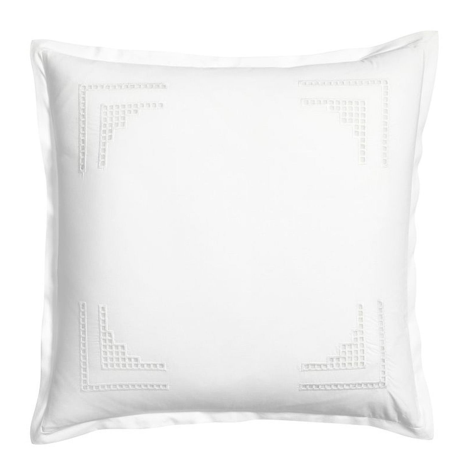 Pottery Barn Eyelet Euro Pillowcase