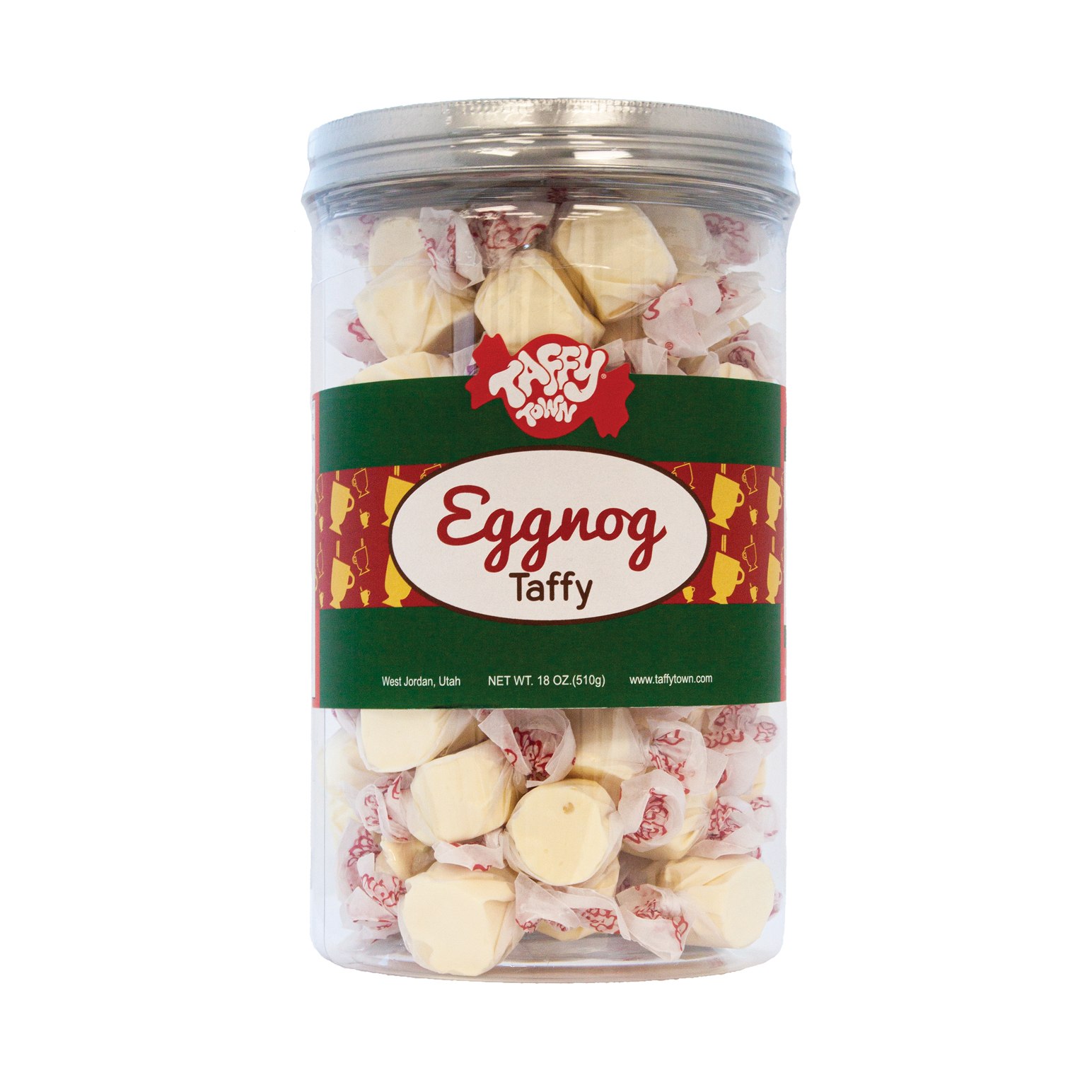 Taffy Town Eggnog Taffy Gift Canister 510g