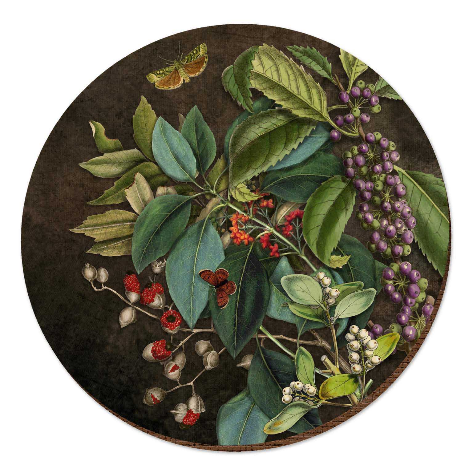 Tanya Wolfkamp Mahoe & Titoki Berries Placemat