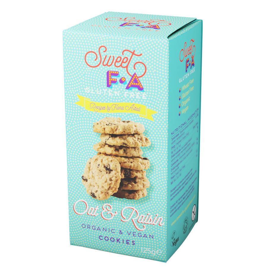 Island Bakery Gluten Free Oat & Raisin Cookies 125G