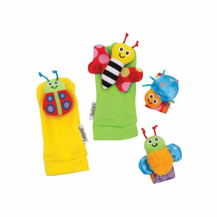 Lamaze Gardenbug Foot Finder and Wrist Rattle