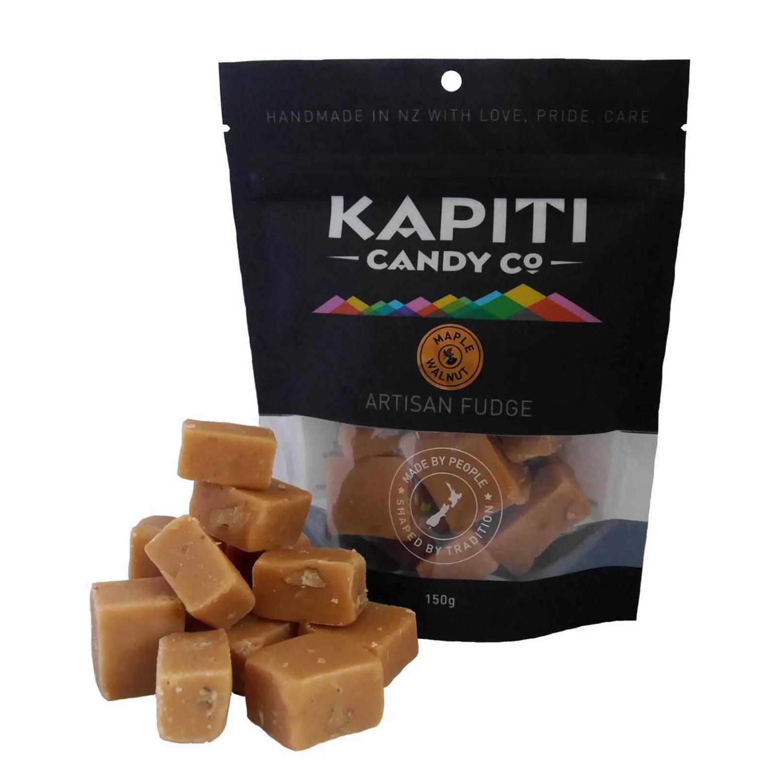 Kapiti Candy Co. Artisan Maple Walnut Fudge 150g