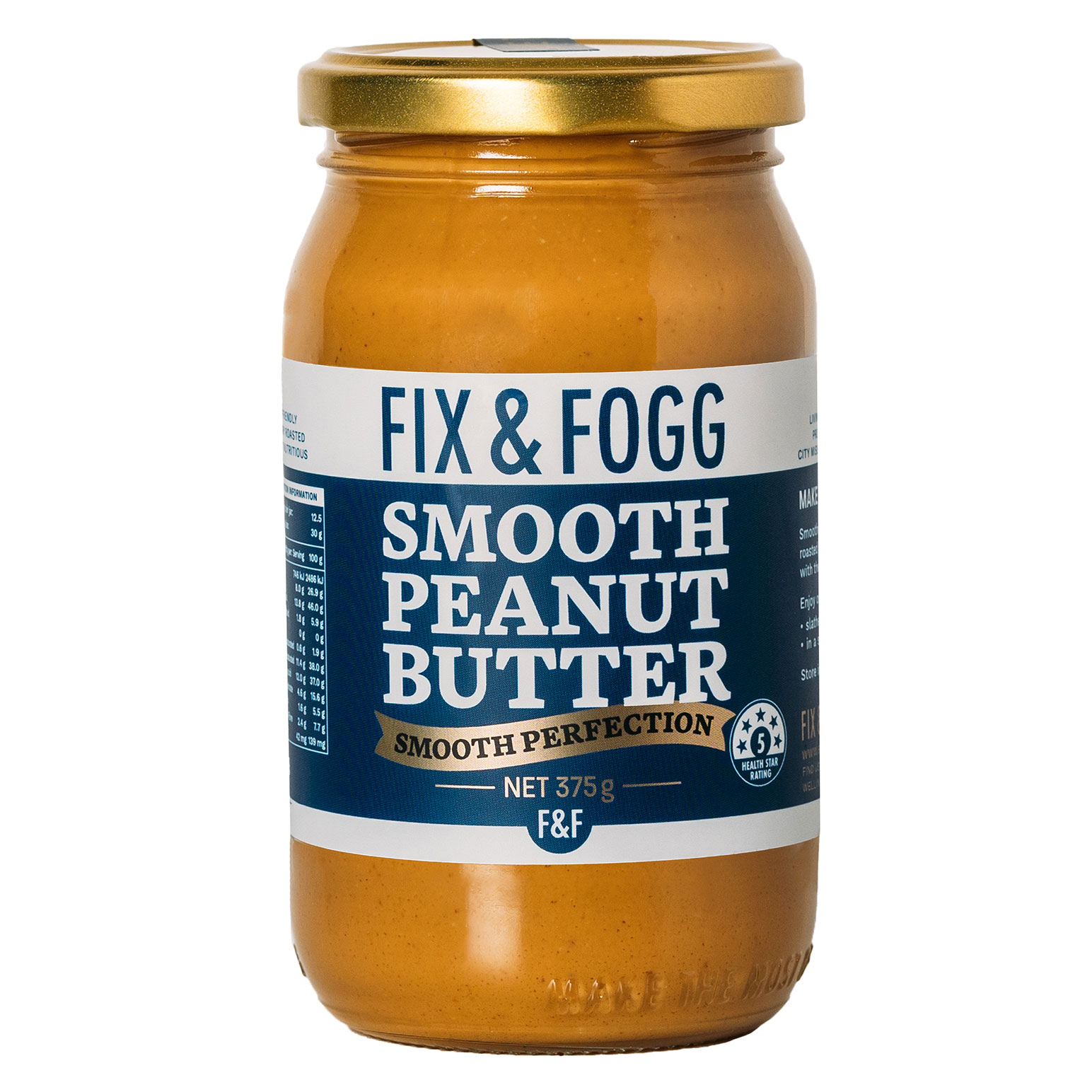 Fix & Fogg Smooth Peanut Butter 375g