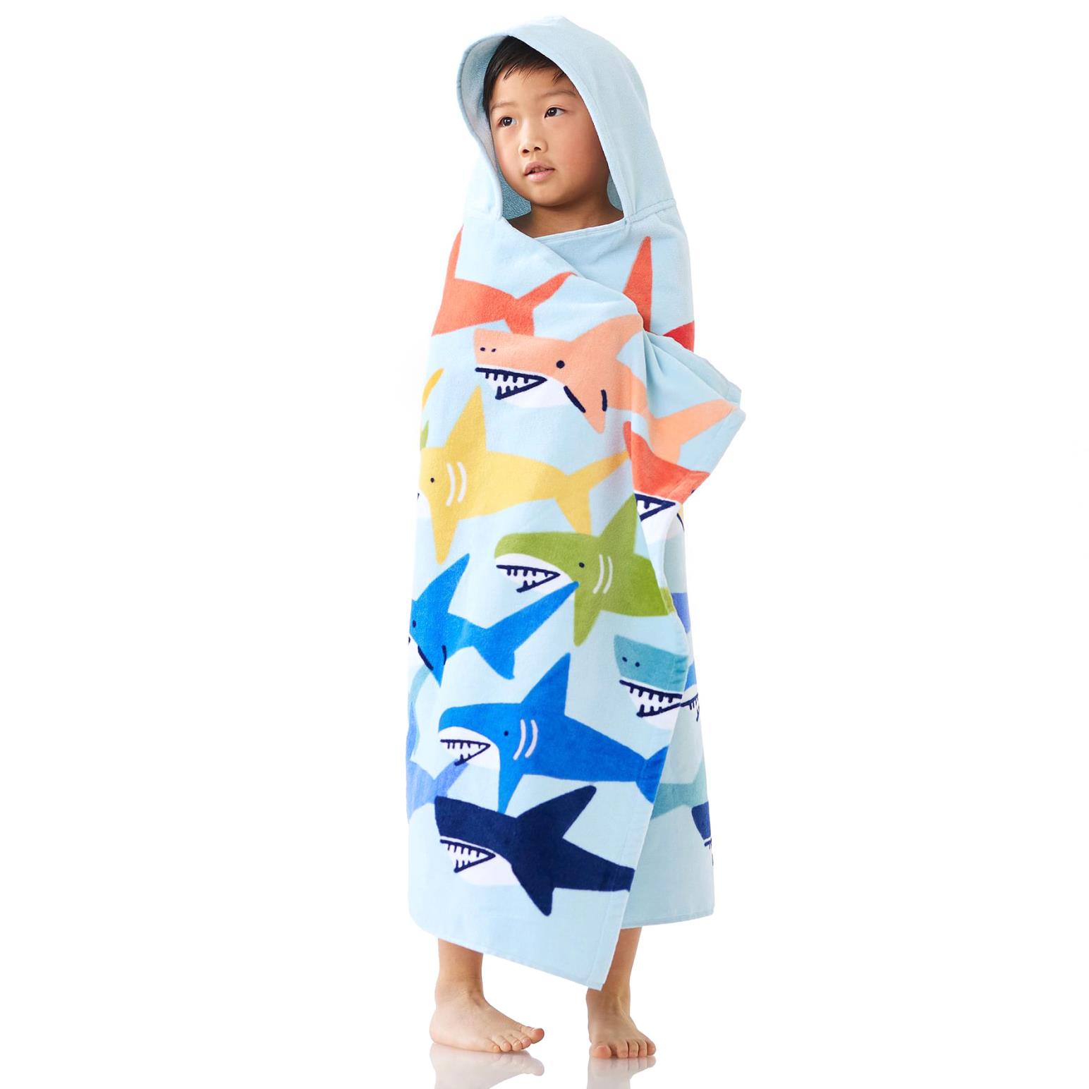 Pottery Barn Kids Rainbow Shark Kid Wrap Rainbow