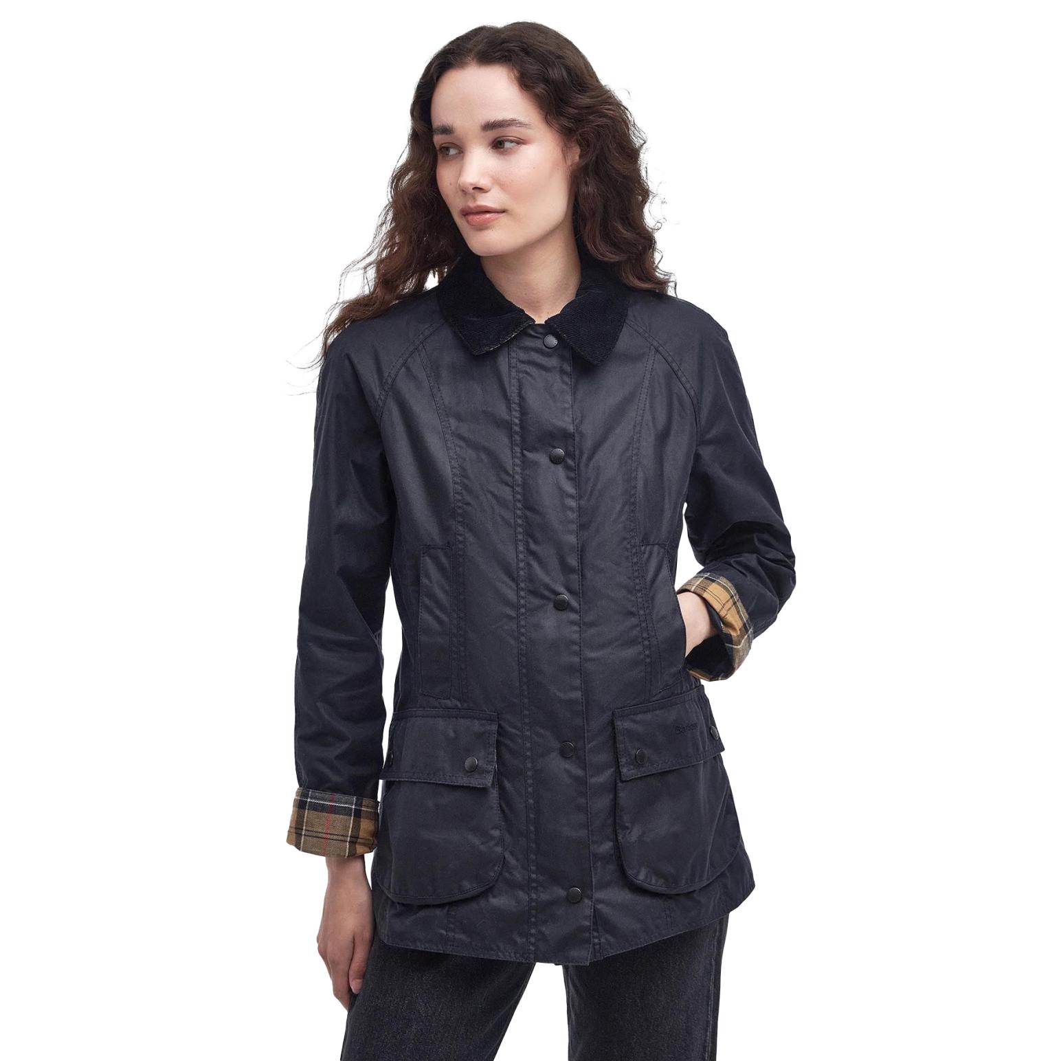 Barbour Beadnell Wax Navy