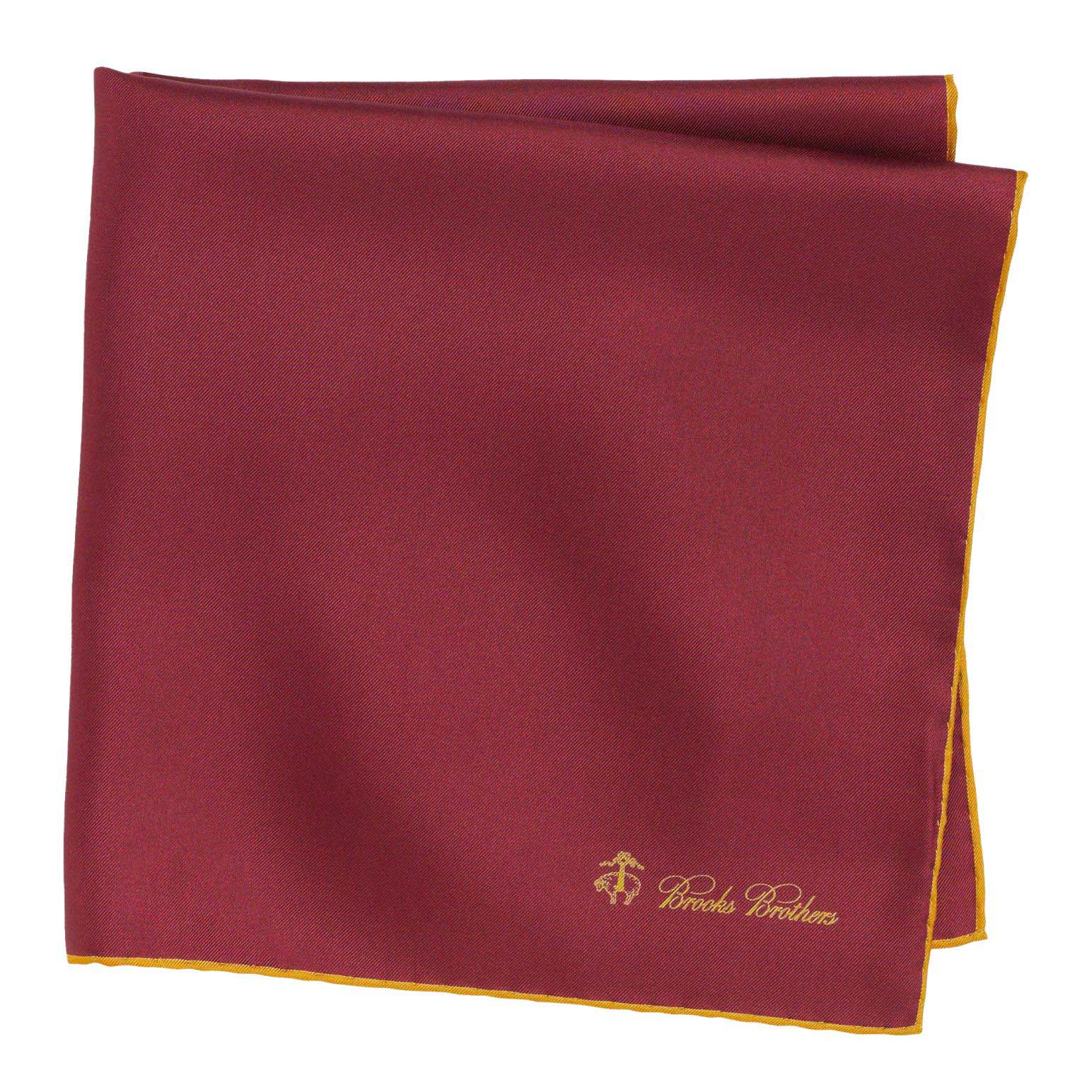 Brooks Brothers Silk Solid Pocket Square