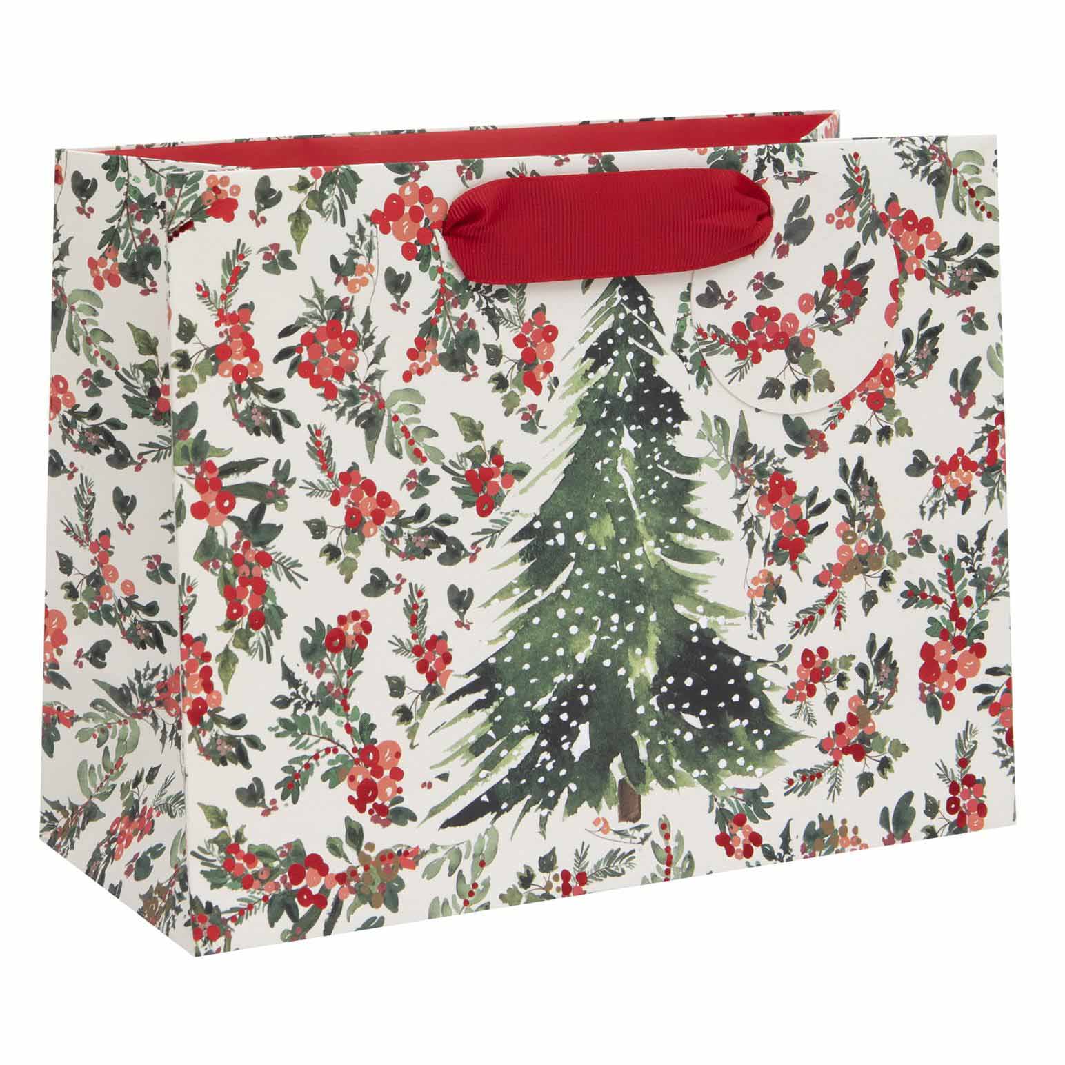 Image Gallery Xmas Bag Med Ls Xmas Woodlands