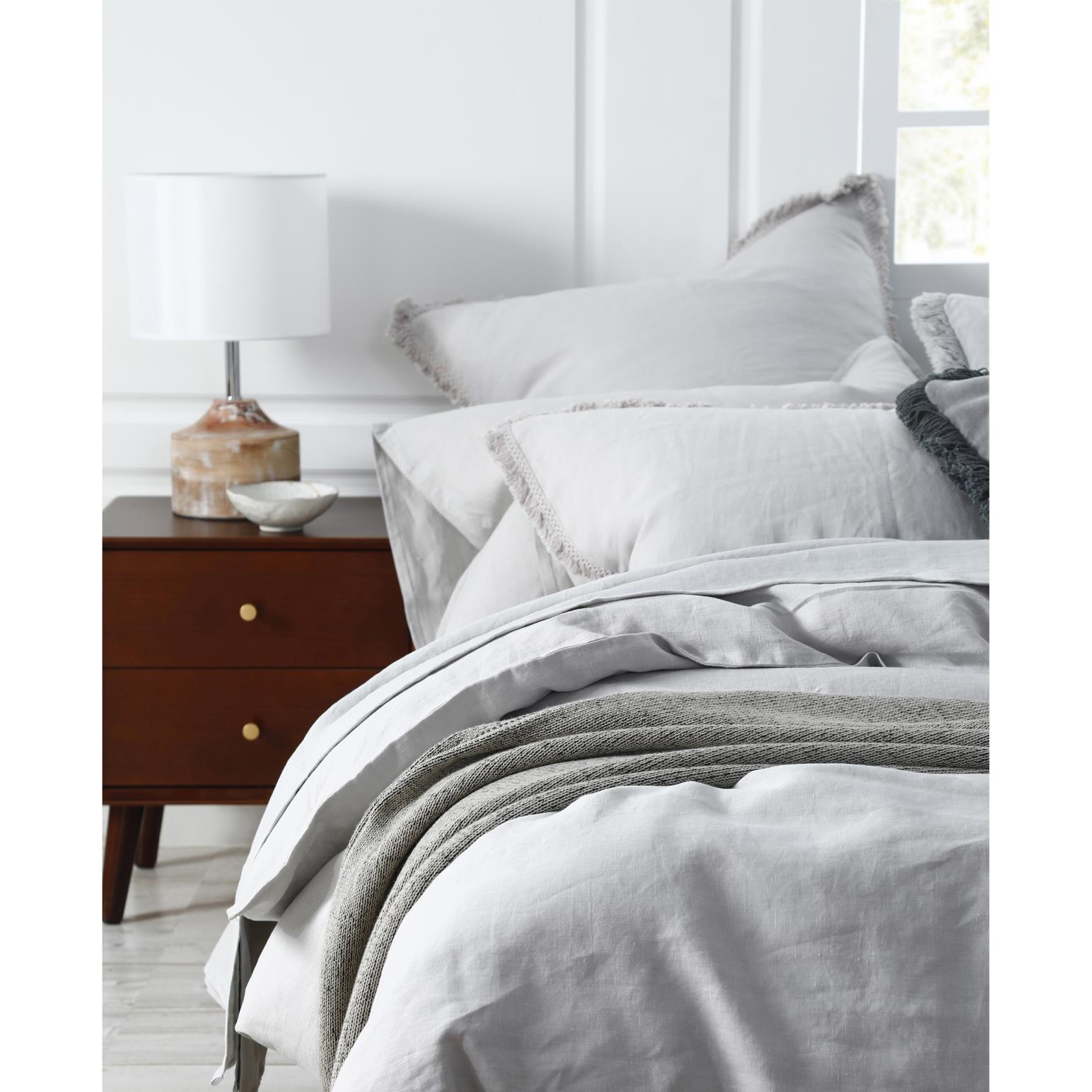 MM Linen Laundered Linen Pillowcover Set