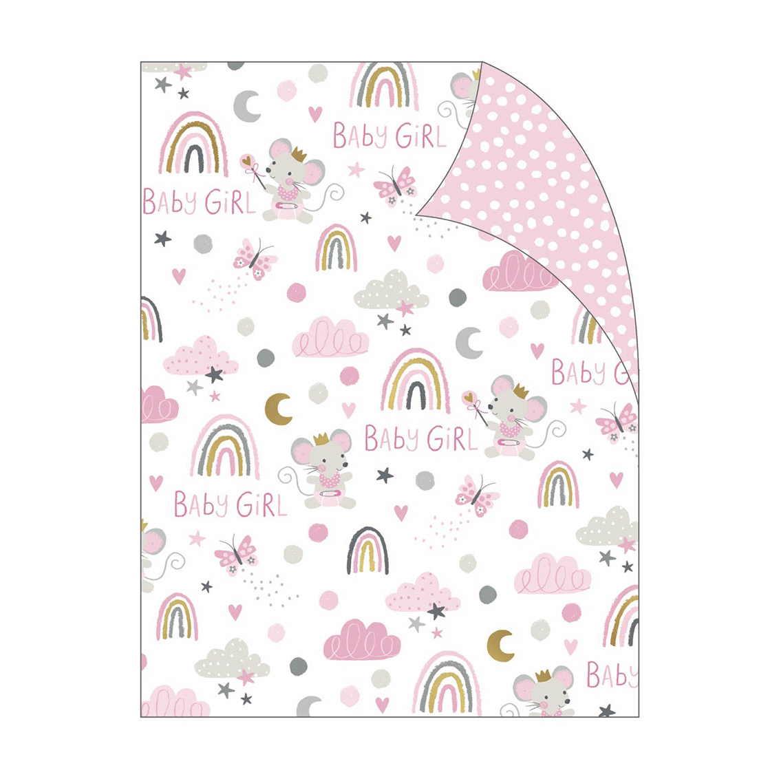 Image Gallery Wrap Fld Baby Girl Mouse