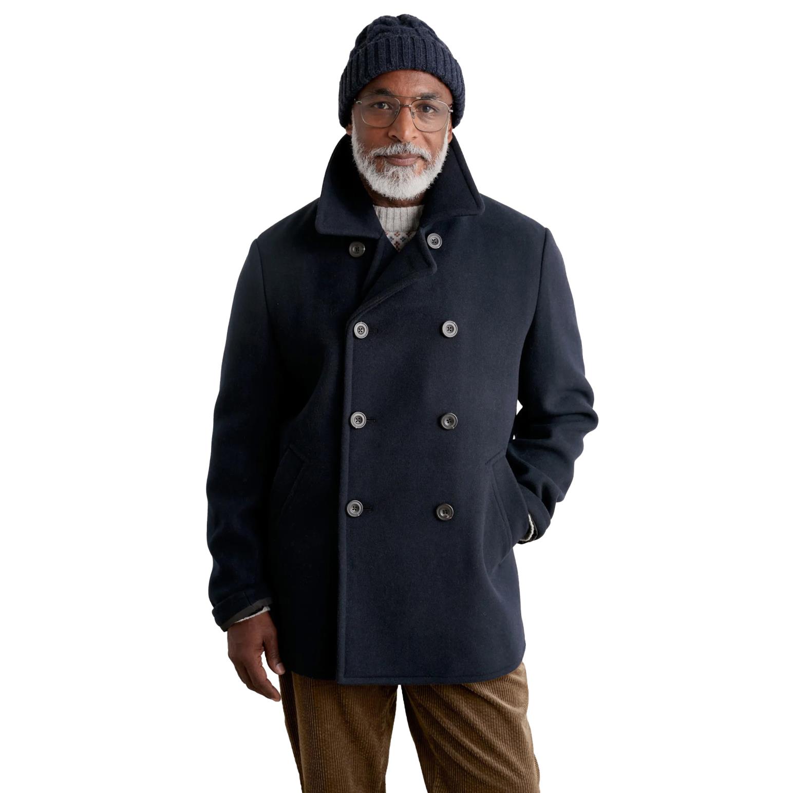 Seasalt Cornwall Men's Channel Coat Inkwell