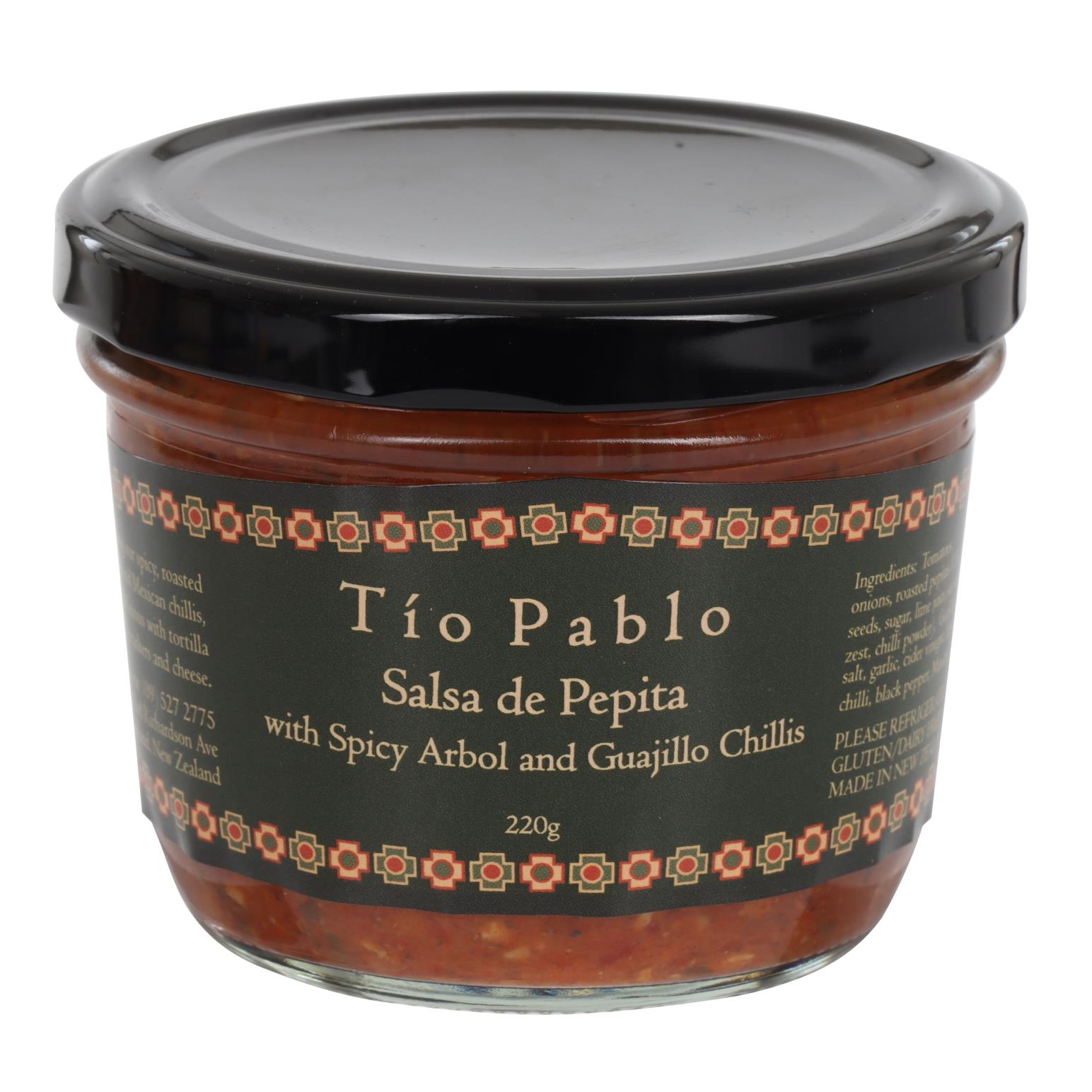 Tio Pablo Salsa De Pepita 220g