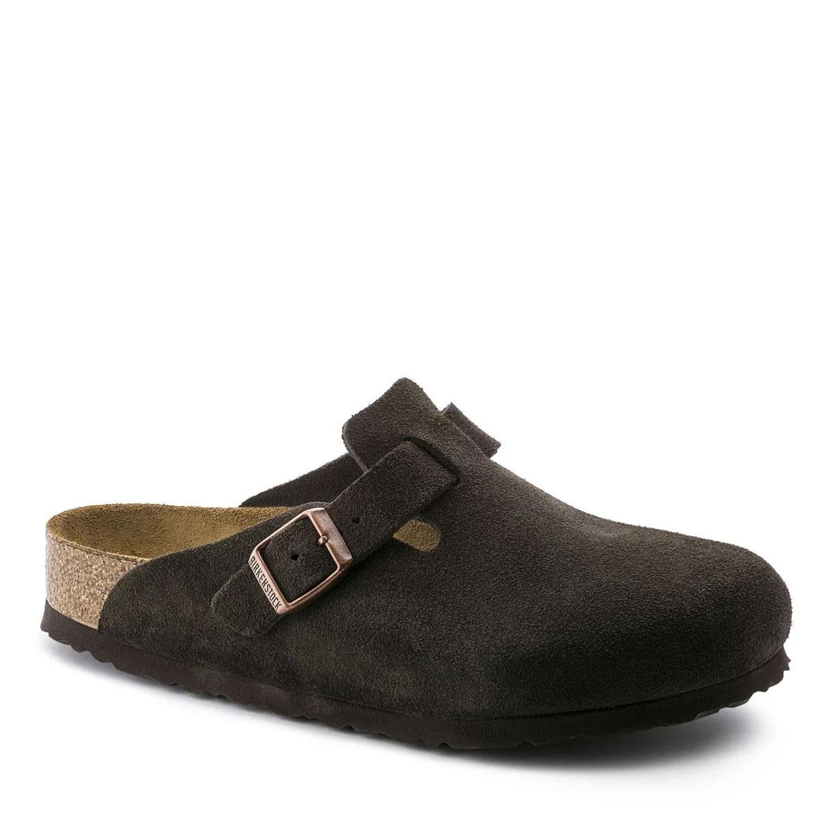 Birkenstock Boston Soft Suede Leather Regular