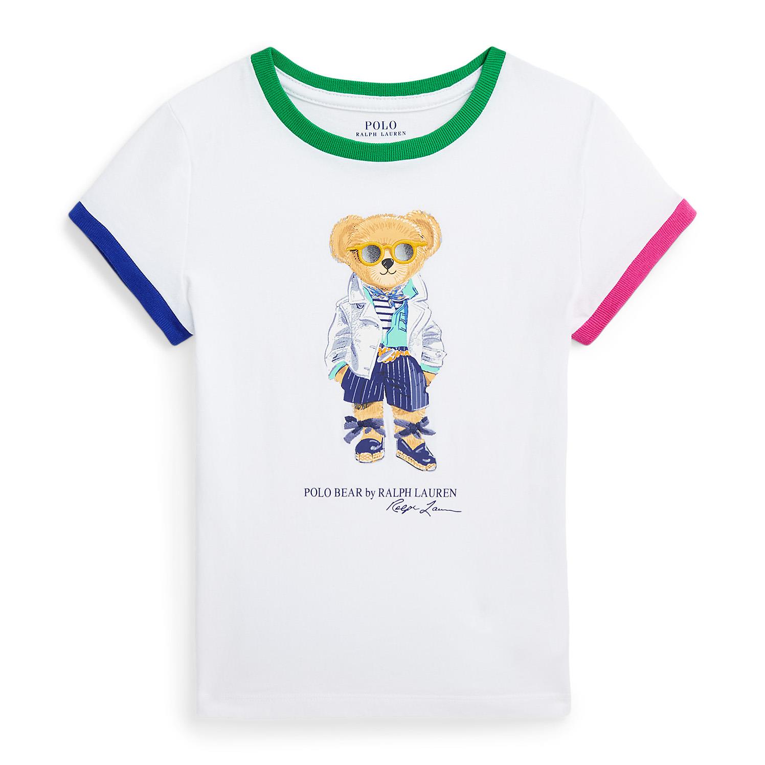 Polo Ralph Lauren Ss Bear Knit T-Shirt 2-6Y