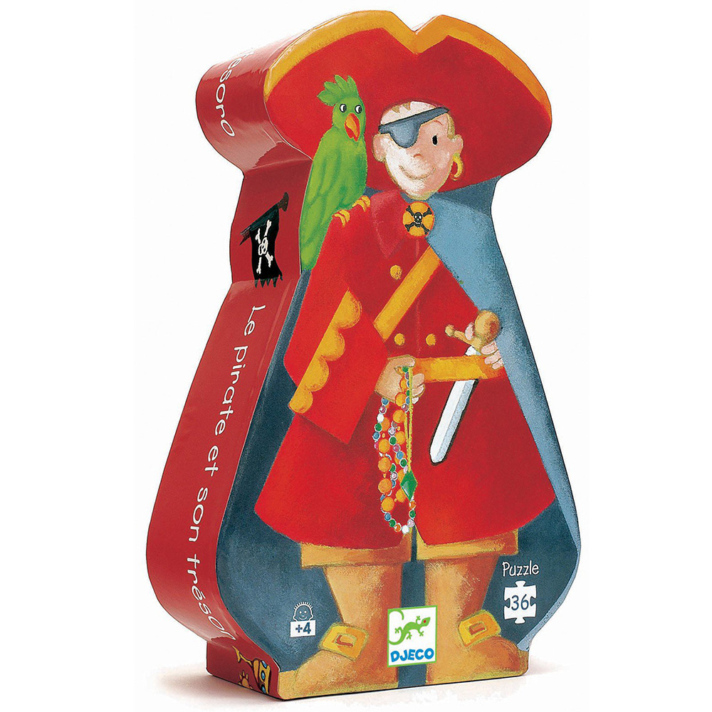 Djeco Pirate & Treasure - Silhouette puzzle