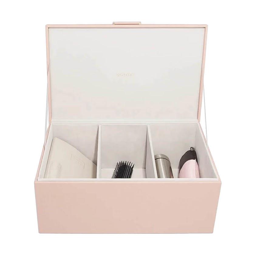 Stackers Medium Lidded Storage Box Blush Pink