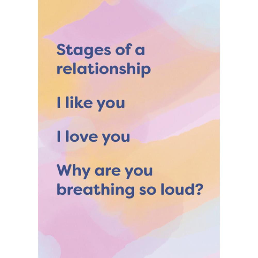 Cath Tate Stages Of A Relationship Card