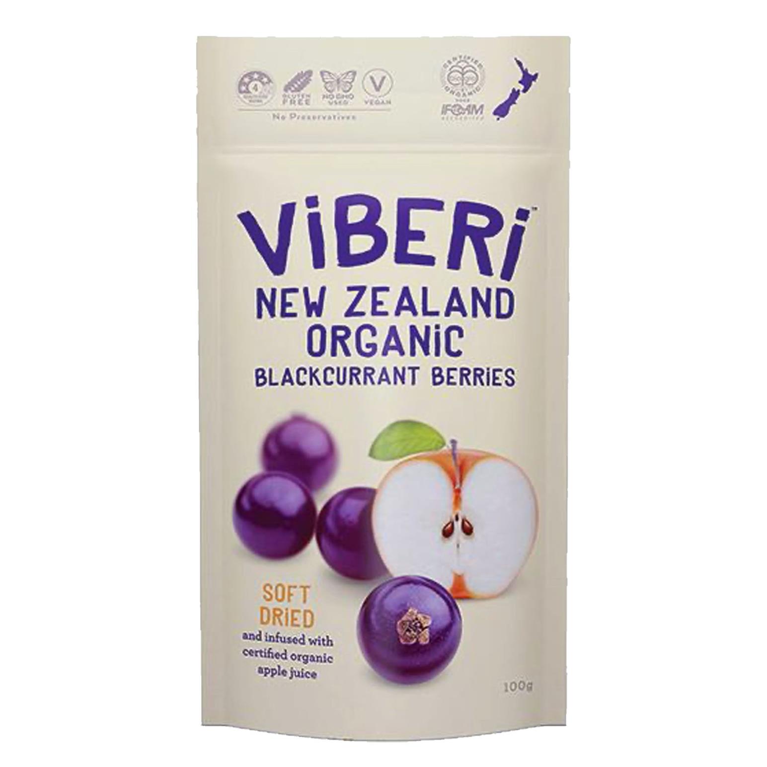 Viberi Soft Dried Blackcurrents 100g