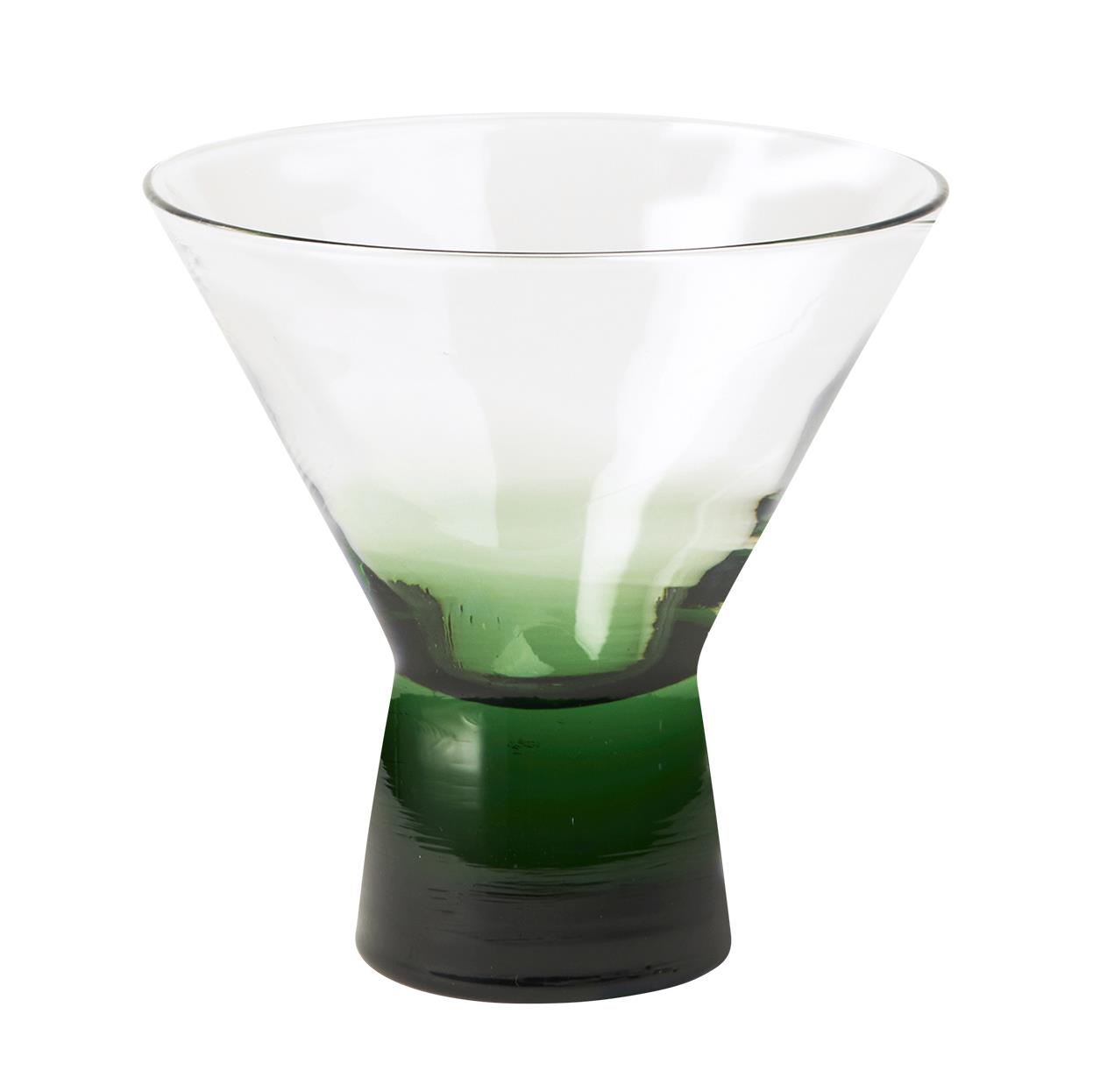 Broste Konus Cocktail Glass Short - Green