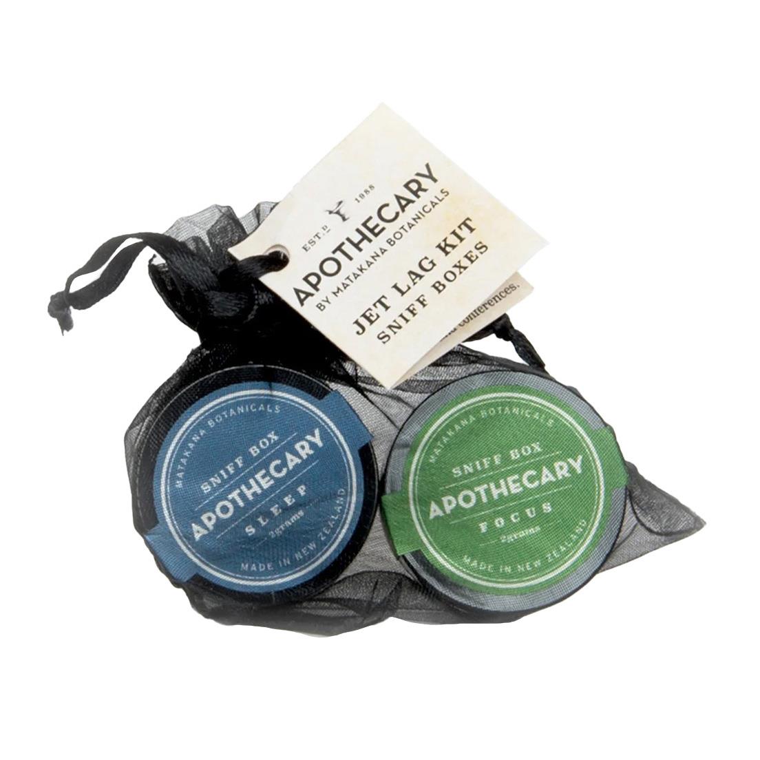 Apothecary Sleep & Focus Jet Lag Kit Bag