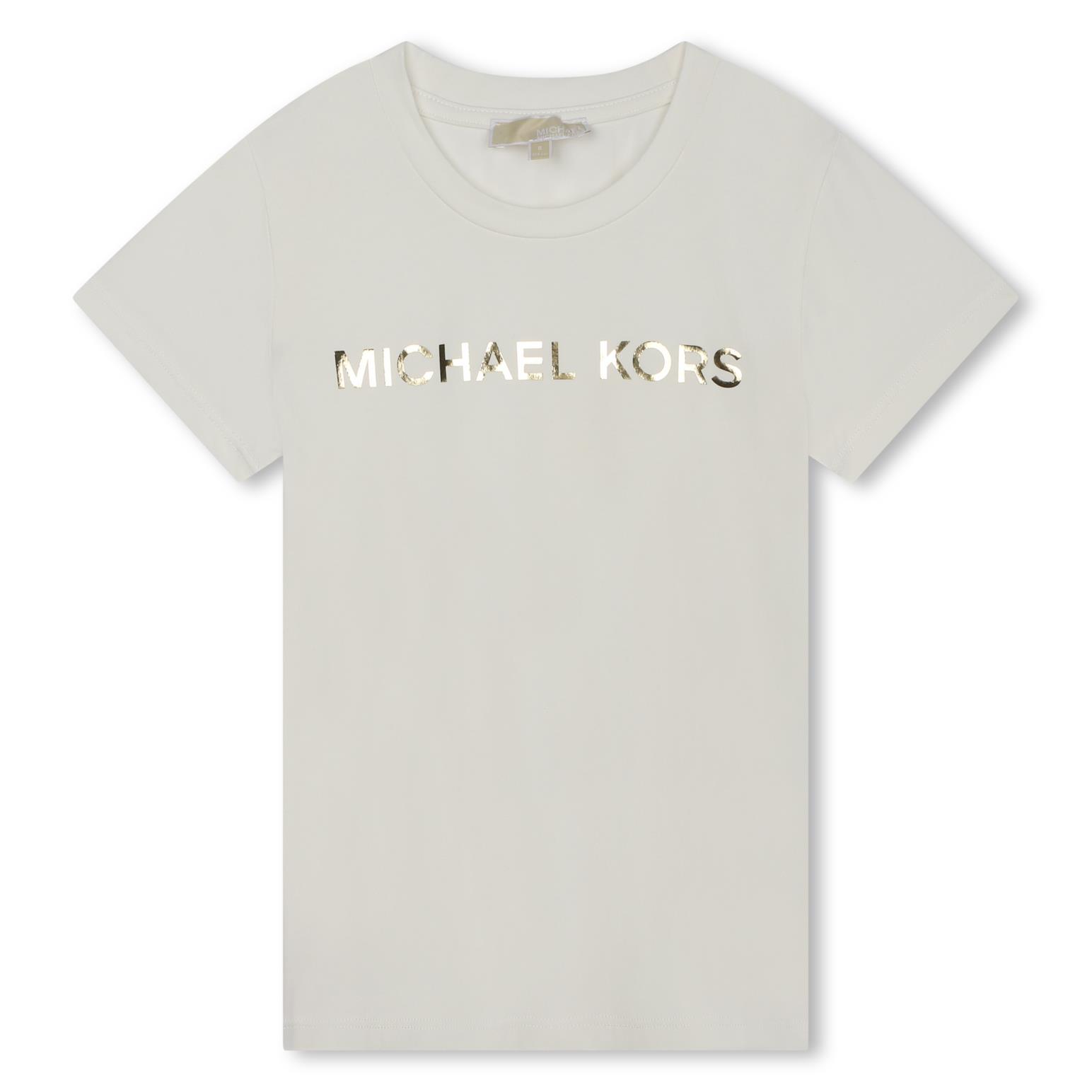 Michael Kors Foil Logo T-Shirt 4 - 6Y