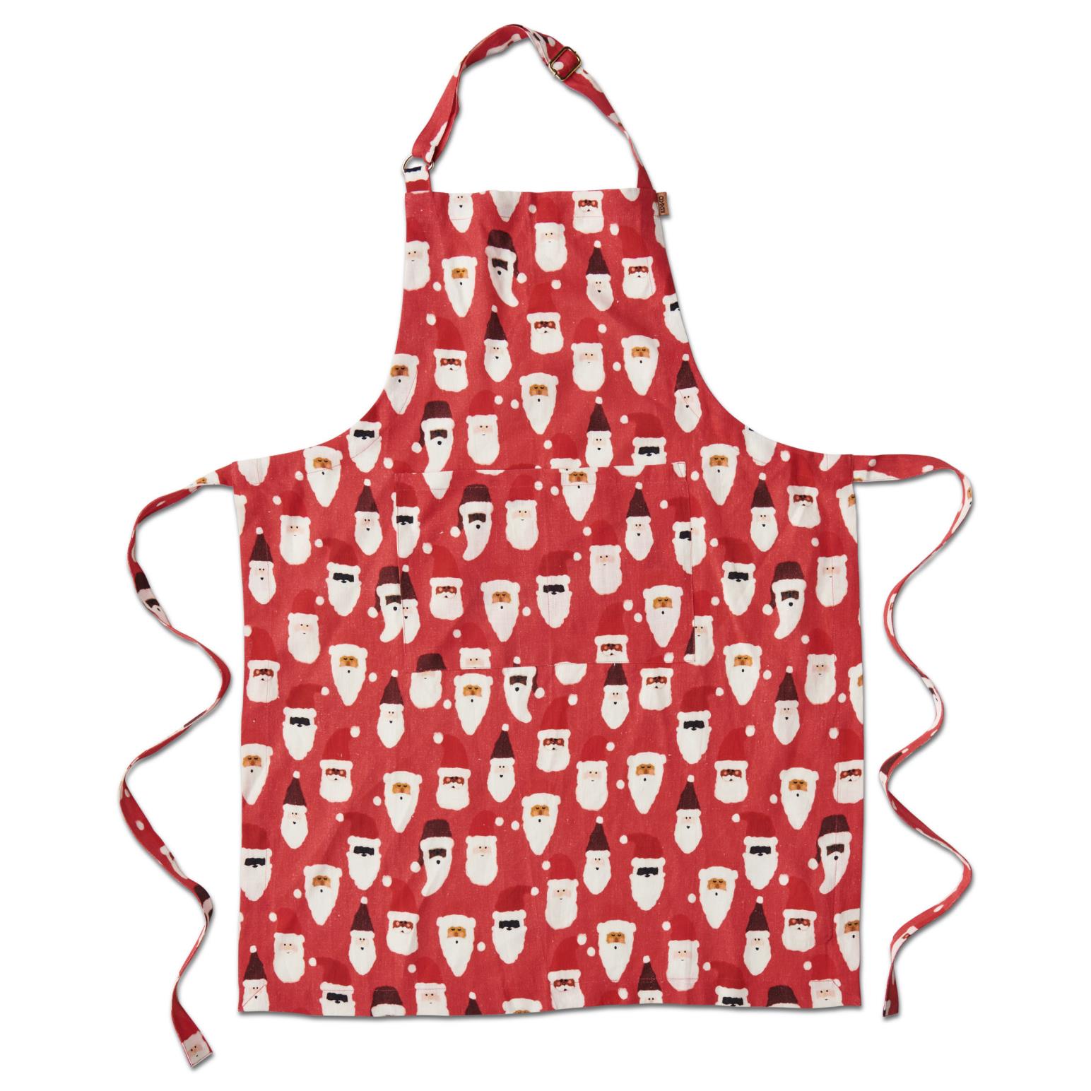 Kip&Co Hohoho Red Linen Apron