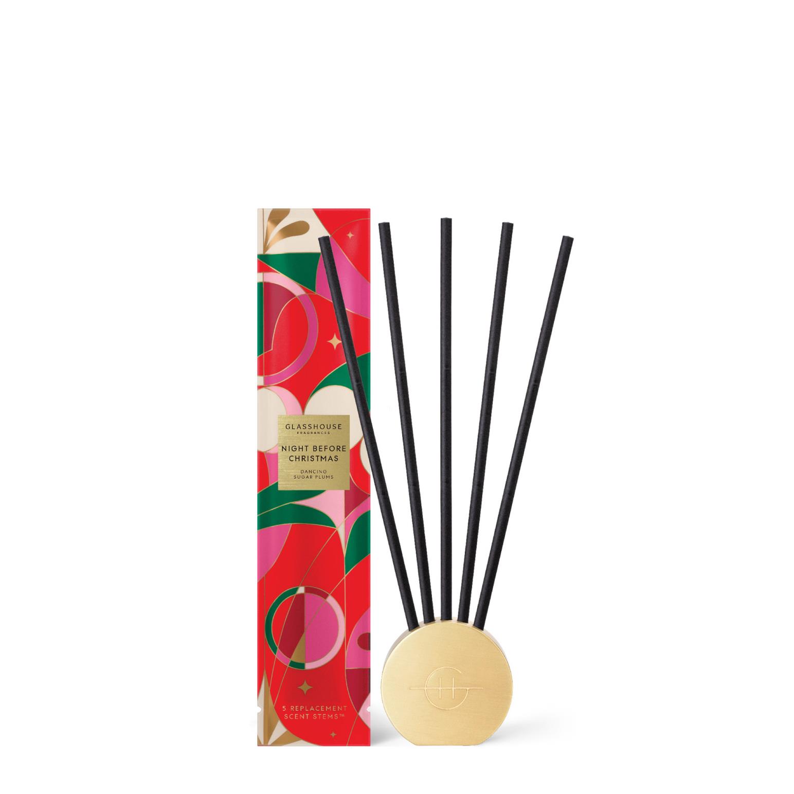 Glasshouse Fragrances Night Before Christmas Replacement Scent Stems