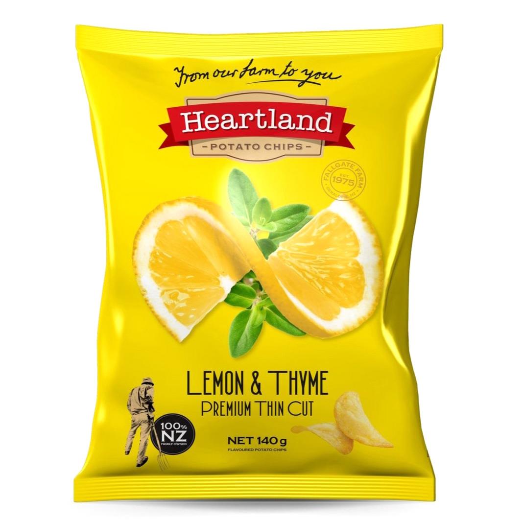 Heartland Premium Thin Cut Lemon & Thyme- 140g