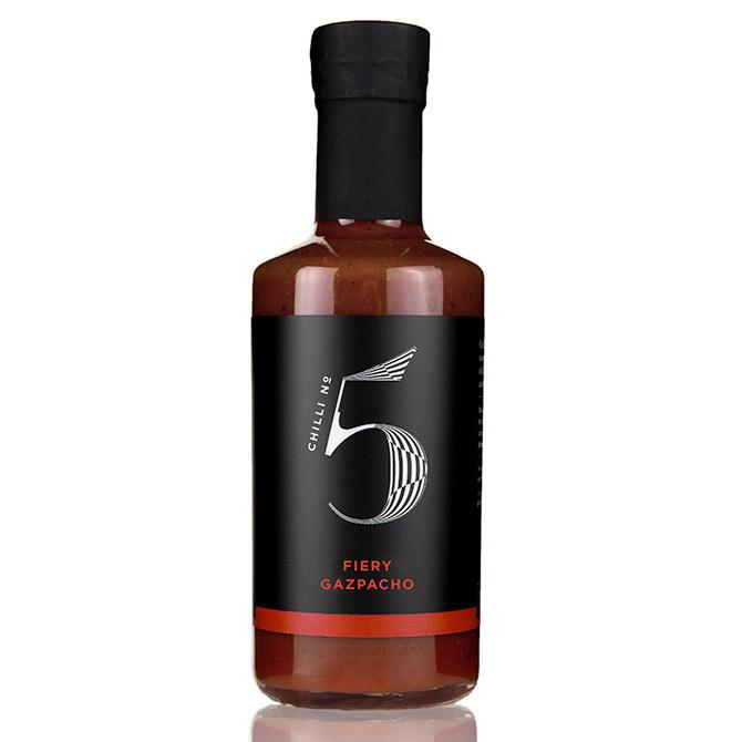 Chilli No. 5 Fiery Gazpacho Spanish Tomatoey Chilli Hot Sauce Bottle 200ml