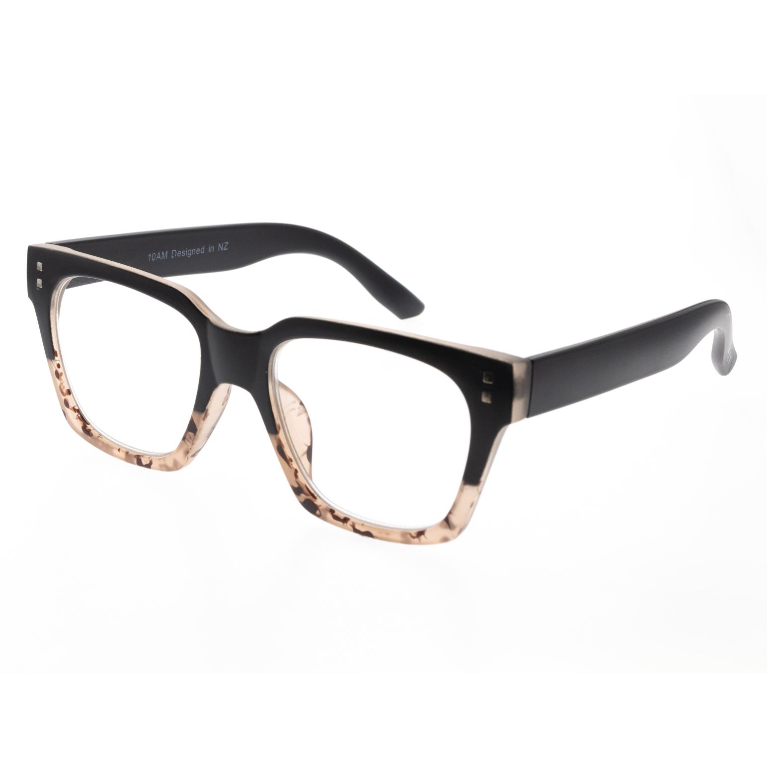 Daily Eyewear 10am - Black To Grey Tort Reading Glasses