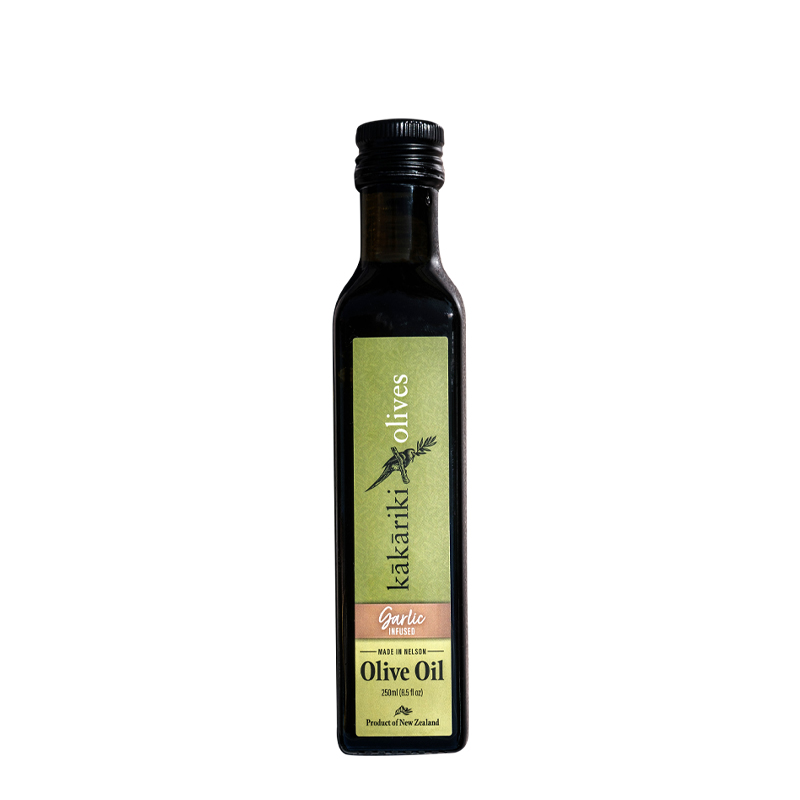 Kakariki Olives Garlic Infused Olive Oil 250ml