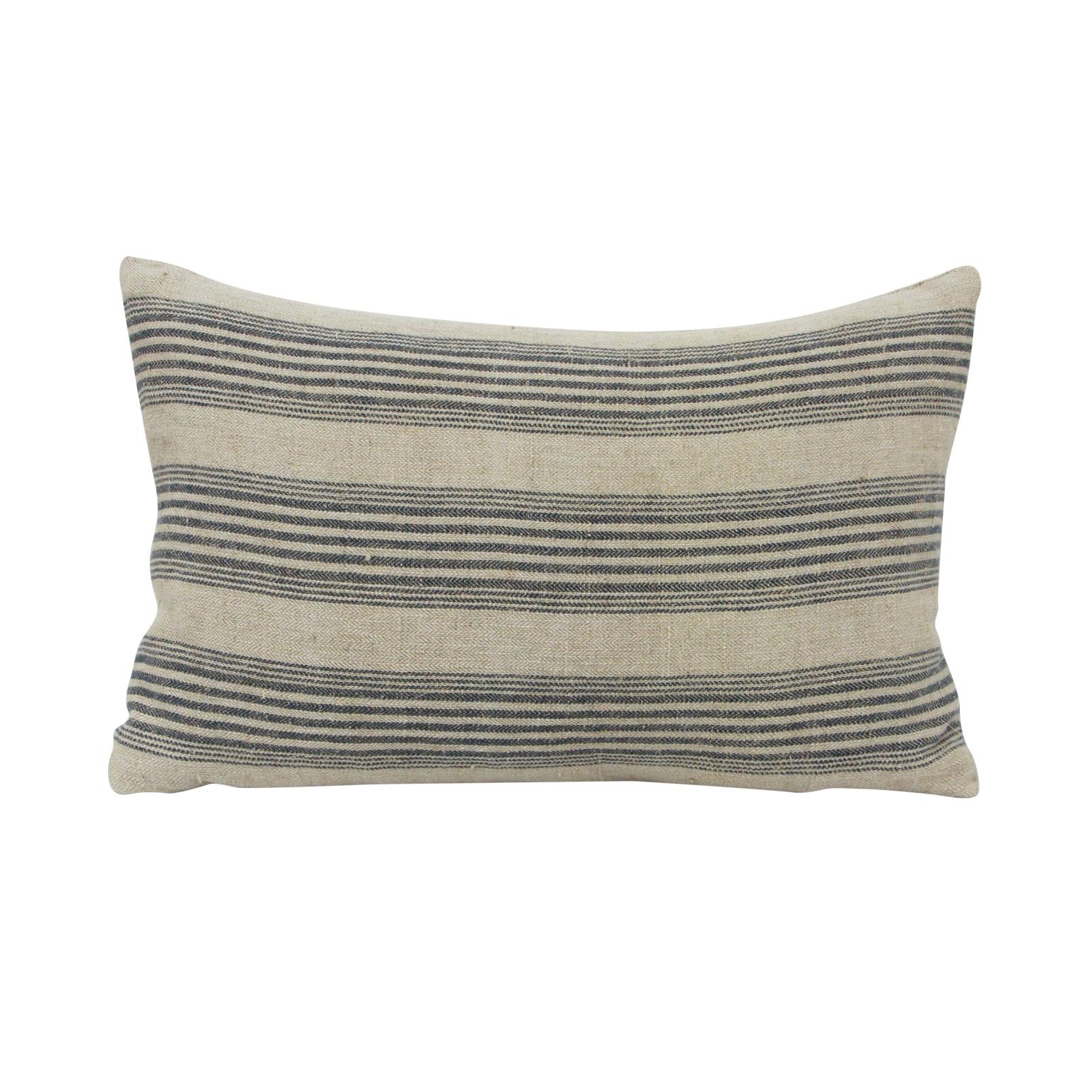 French Country Audry Stripe Cushion 60x40cm