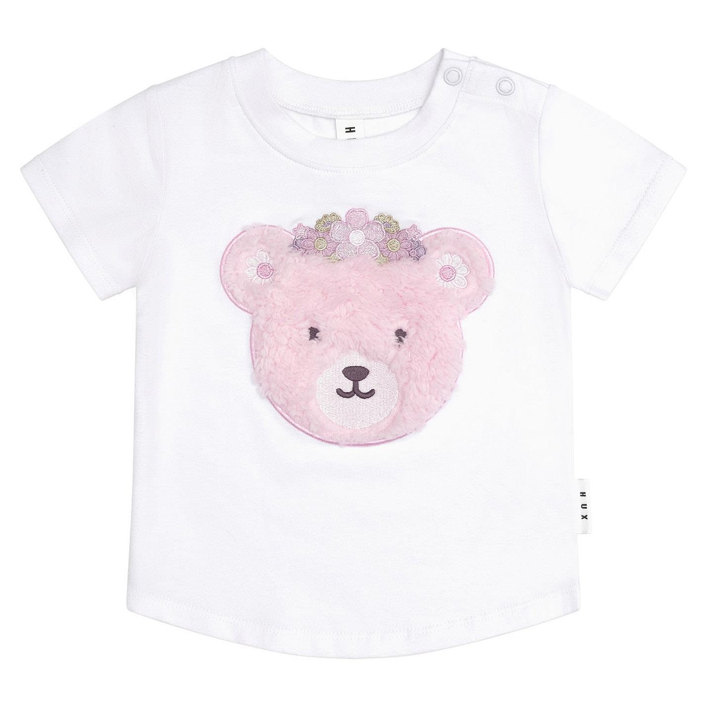 Huxbaby Daisy Furry Bear T-Shirt 0-2Y