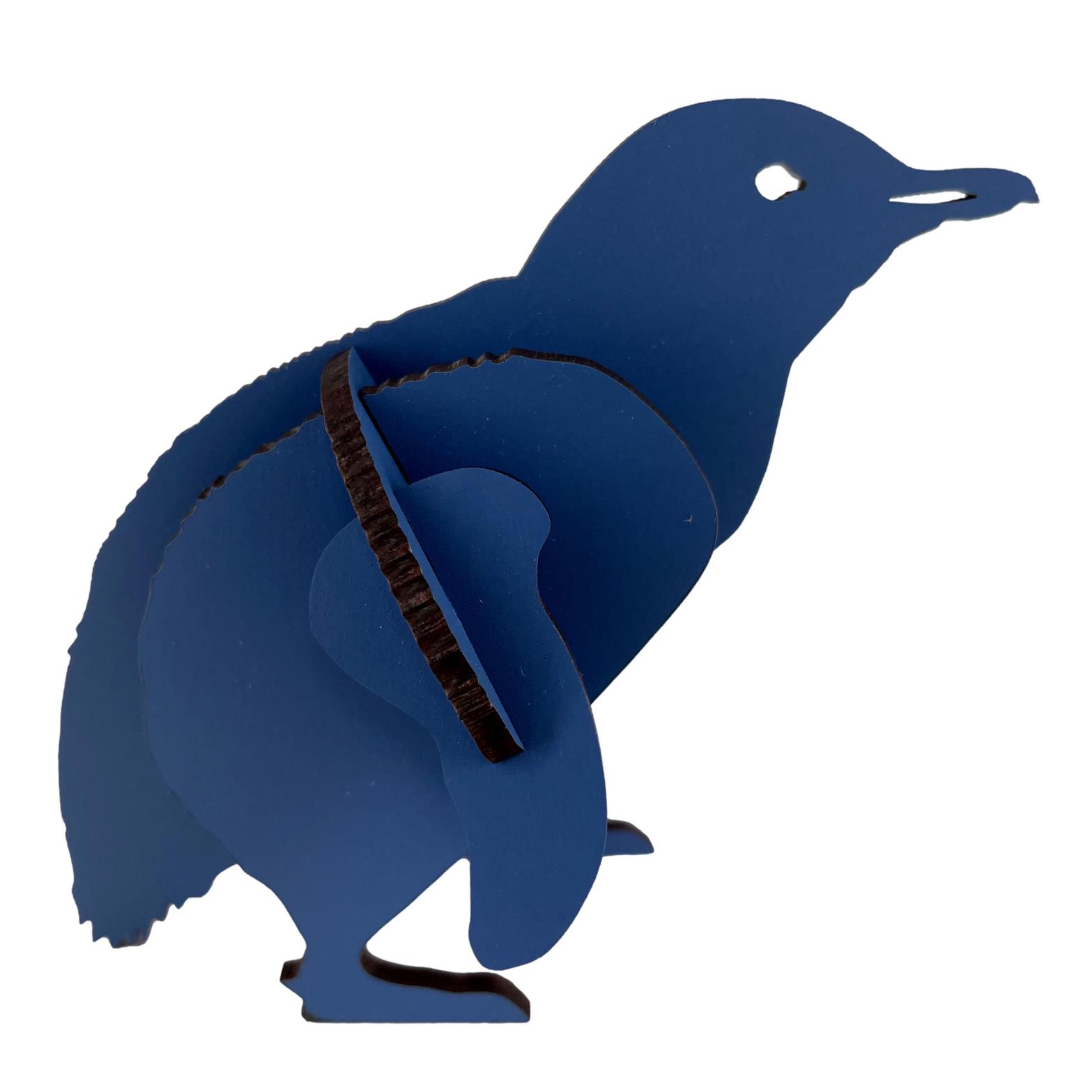 Abstract Designs Little Blue Penguin A5 - Blue