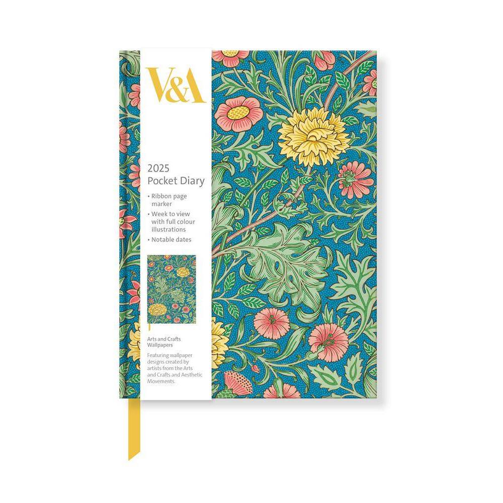 Museums & Galleries 2025 A6 Pocket Diary Chinoiserie