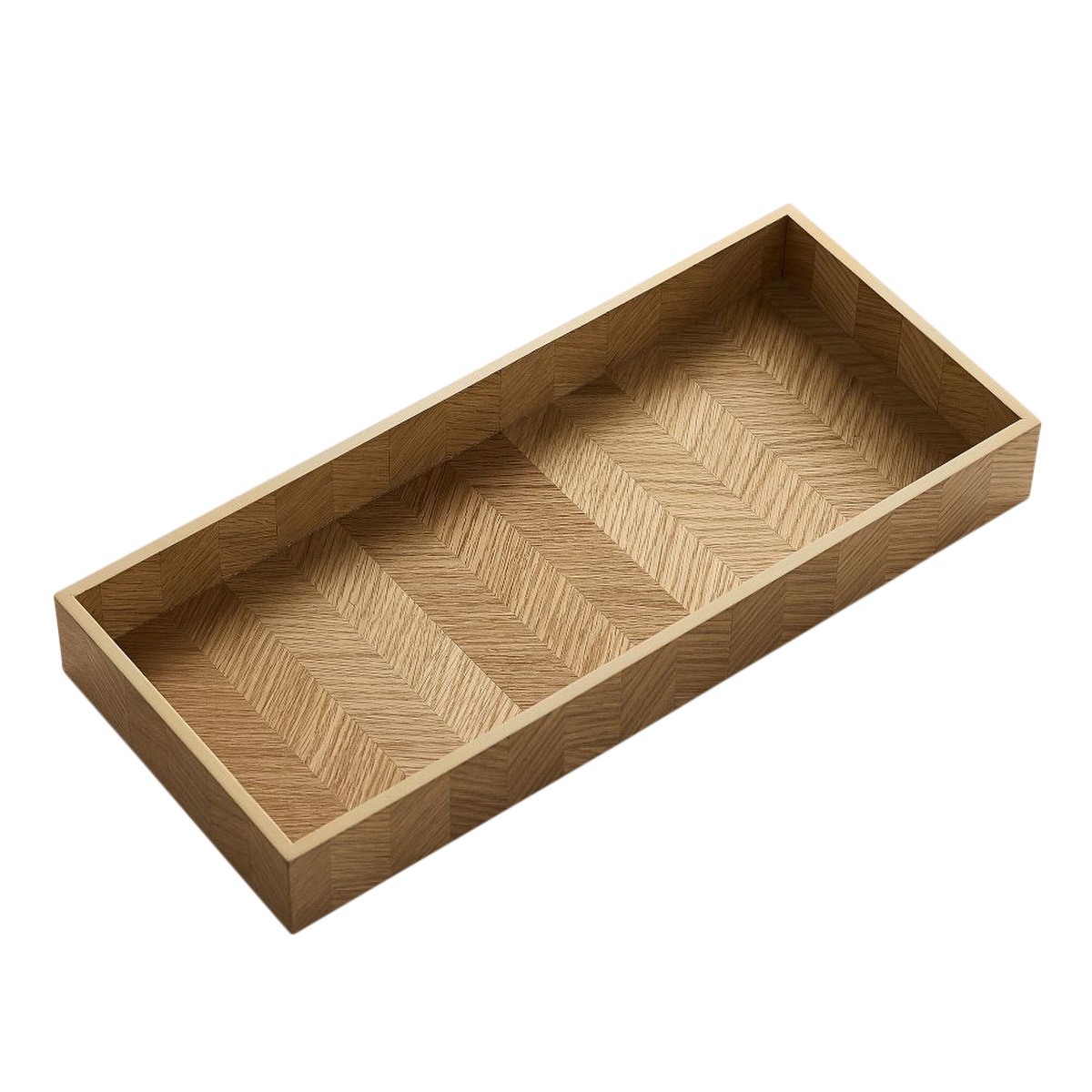 West Elm Georgia Graphic Wood Veneer Tray