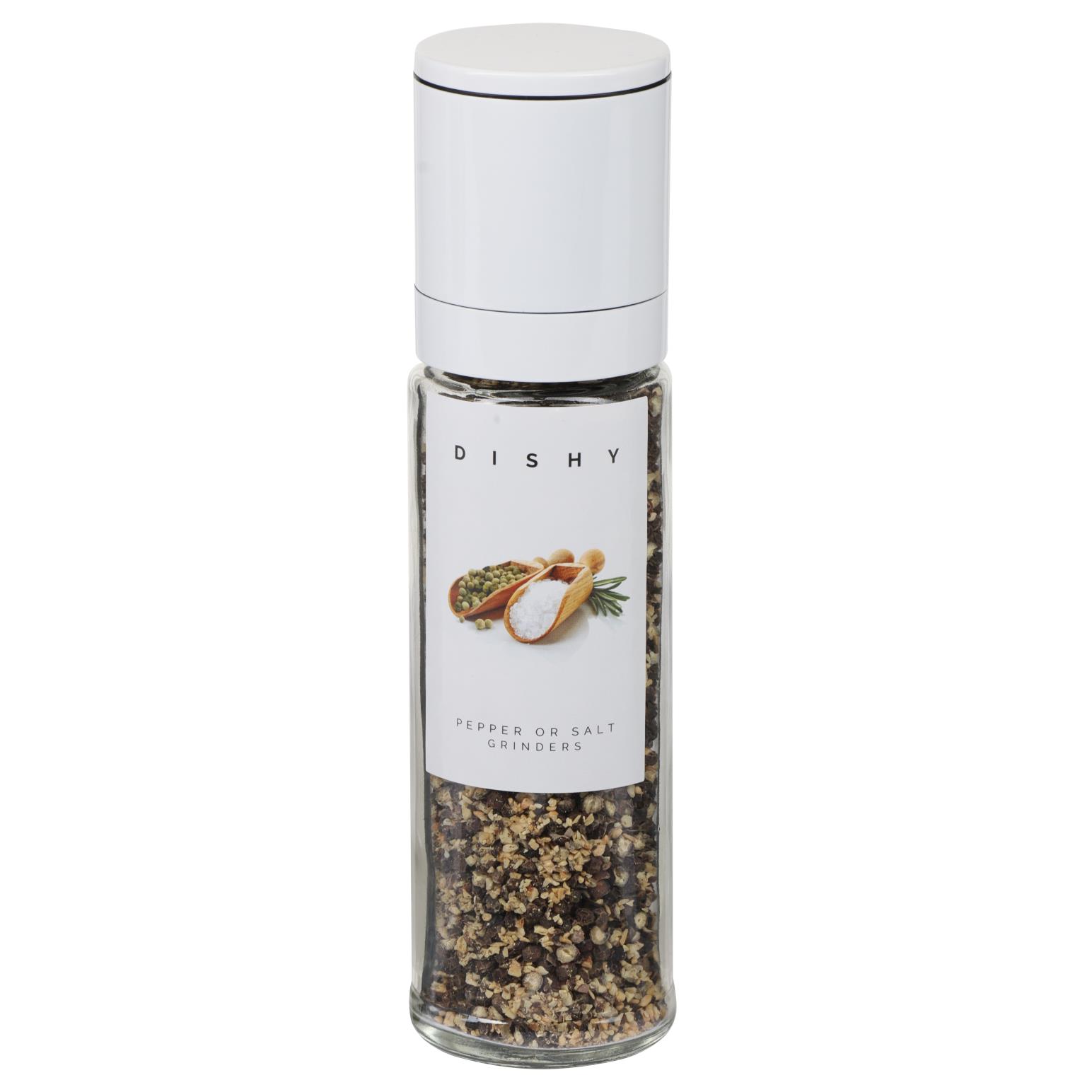 Dishy Shiro Mill Black Pepper & Garlic 20cm