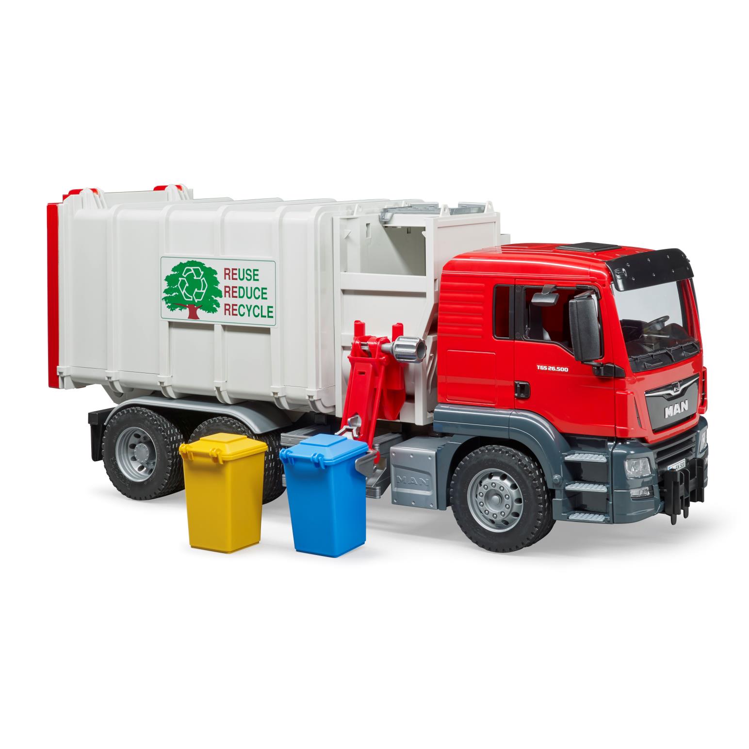 Bruder MAN TGS Side Load Garbage Truck