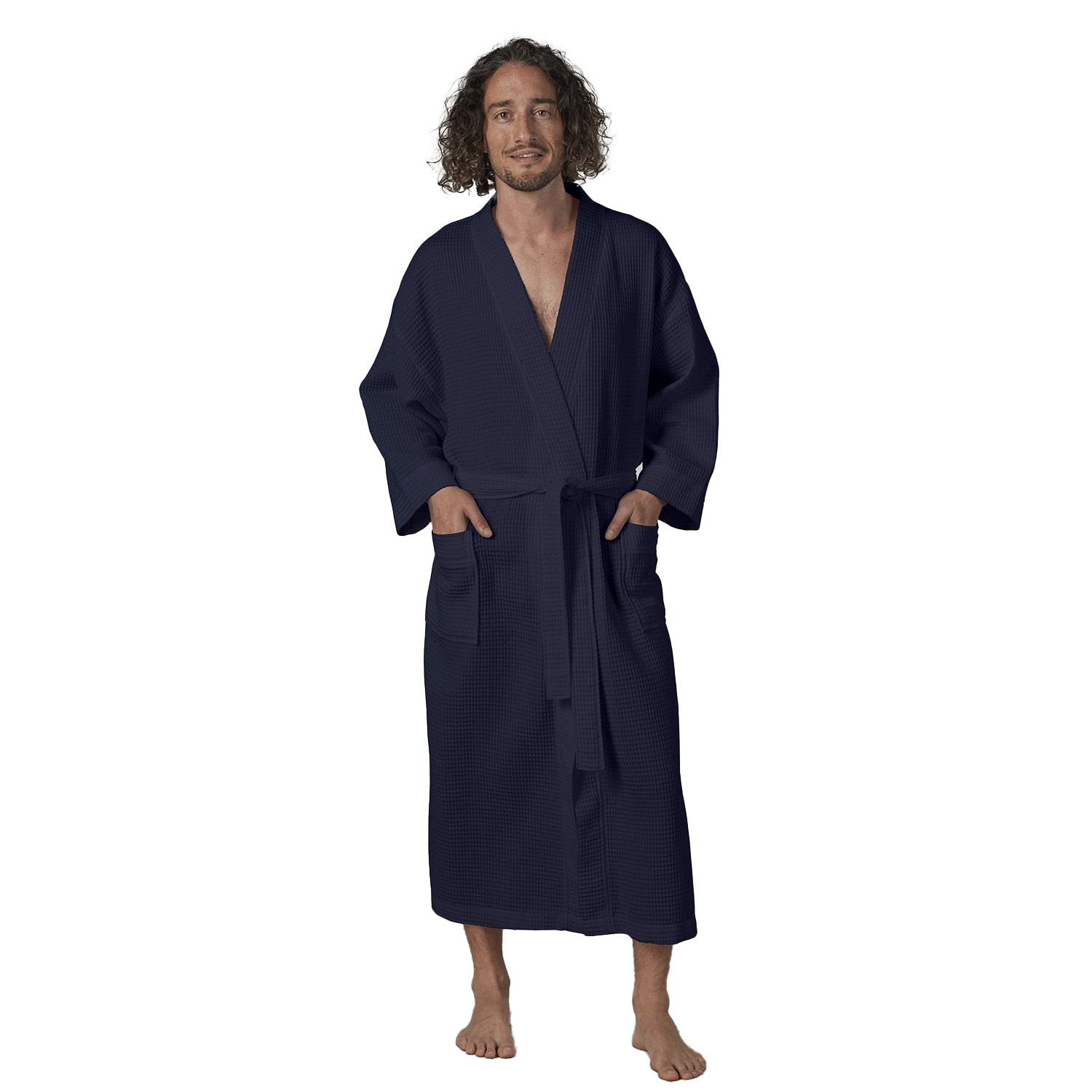 Baksana Waffle 50/50 Men's Robe