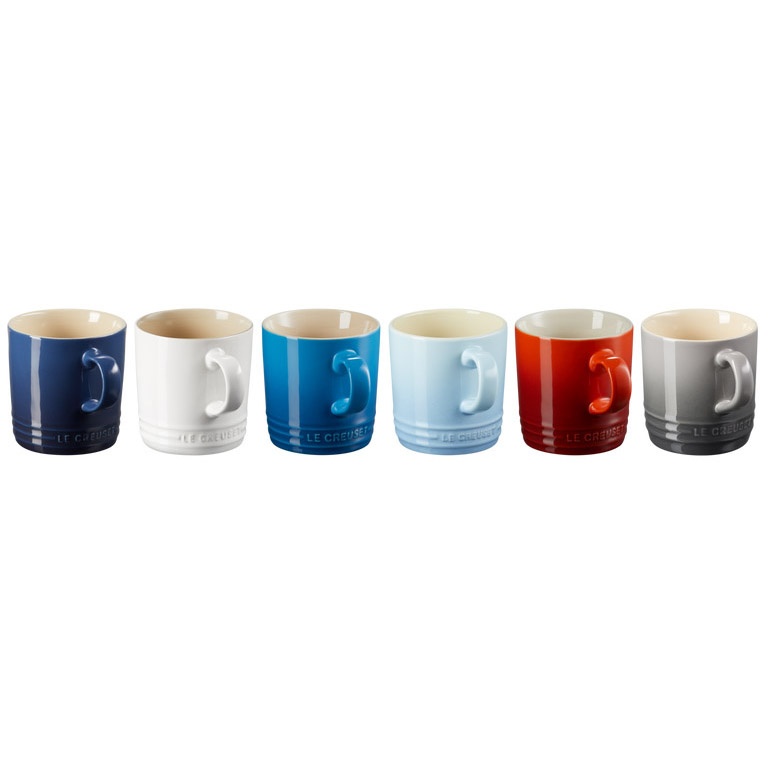 Le Creuset Espresso Mug 100ml Set Of 6 - Coastal